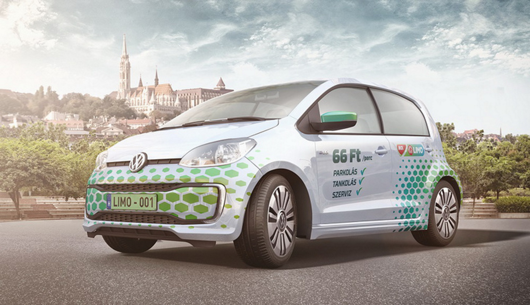 300 Volkswagen up!-al elindult a MOL Limo szolgáltatása Budapesten